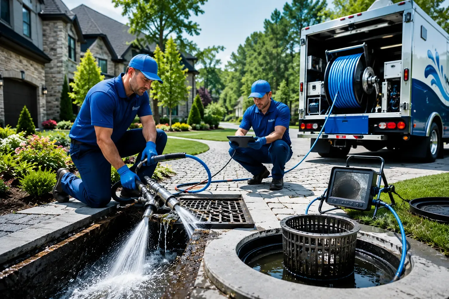 Local outdoor drain cleaning professionals in Farmington, NY